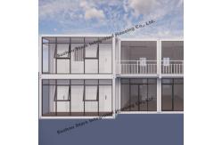 China Customized Pre Built Modular Homes , Two Story Container House With Toilets supplier