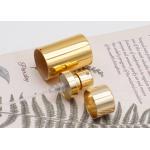 Aluminum Crimp Perfume Sprayer Shiny Gold Non Spill With Collar Fea15 Mist for sale