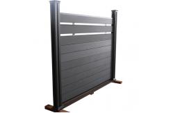 China Waterproof Wpc Mateiral Fence Panels For Outdoor Rotproof supplier