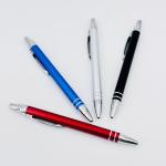 Office Business Metal Aluminum Press Ballpoint Pen High Quality Custom Logo Pen