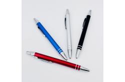 China Office Business Metal Aluminum Press Ballpoint Pen High Quality Custom Logo Pen supplier