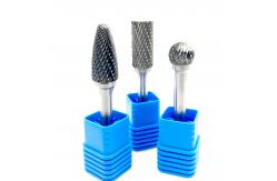 China High Purity  Carbide Ball Burr Long Die Grinder Bits  A Shape Standard Cut supplier