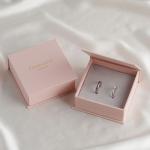 Magnetic Jewelry Rigid Packaging Box Luxury With Hot Stamping Logo for sale