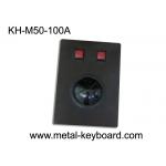 Metal Black Marine Console Industrial trackballs Mouse with USB Interface for sale