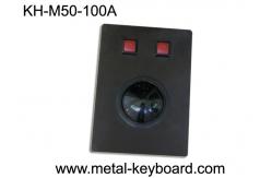 China Metal Black Marine Console Industrial trackballs Mouse with USB Interface supplier