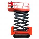 8m 10m Self Propelled Hydraulic Scissor Crawler Lift For Aerial Working for sale