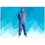 Medical Disposable Protective Coverall Waist / Cuffs / Ankles Adjustment Elastic for sale