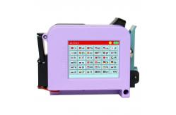 China Purple Mini Inkjet Printer 2.4 Inch Screen Printer Production Date supplier