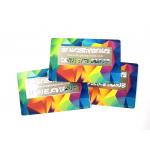Color Printed Stainless Steel Metal ID Card With Laser Cut Logo 85x54x0.5mm for sale