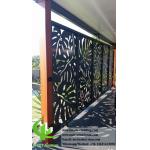 Decorative Outdoor Privacy Panels Metal Fence Aluminum screen With Laser Cut Design for sale