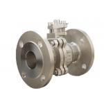 Reduced Bore F304l Floating API 607 Stainless Steel Flange Ball Valve With Nipples for sale