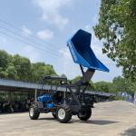 Green Mini Agriculture Tractor Articulated Steering With Golden Fish Engine
