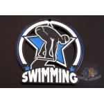 Soft Enamel Custom Zinc Alloy Metal Swimming Glow In The Dark Medals For Races for sale