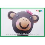 Pink Lovely Inflatable Bear Inflatable Cartoon Character For Advertising