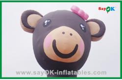 China Pink Lovely Inflatable Bear Inflatable Cartoon Character For Advertising supplier