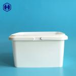 Custom 3.2L IML Tubs Double Handle Boxes Plastic Food Storage Containers for sale