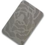 AiSi Slotted Perforated Sheet Metal Wall Decor 1.5 Mm Stainless Steel Sheet for sale