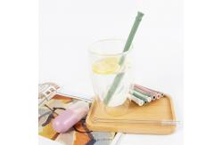 China FDA Silicone Kitchen Product Collapsible Silicone Drinking Straw supplier
