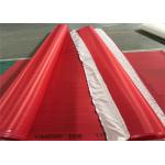 Red / White Paper Machine Clothing Polyester Screen Mesh Insert Seam Type for sale