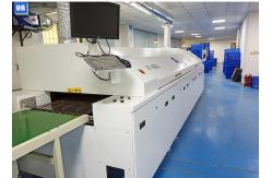 China PLC 400mm PCB SMT Reflow Oven 380V Lead Free 8 Heating Zones supplier