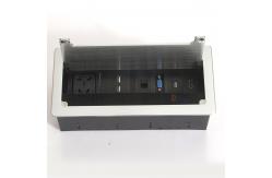 China High Quality Hidden In Desek brush table socket box for computer table supplier