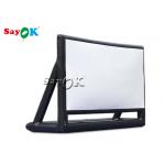Backyard Movie Screens 7x5mH Foldable Black Inflatable Screen Cinema For Stage Decoration for sale