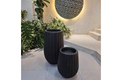 China Upgrade Gardening Game With Our Stylish Fiber Clay Planter Collection supplier