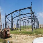 Industrial Low Carbon Steel Structure Hangar Factory Prefabricated Building Construction for sale