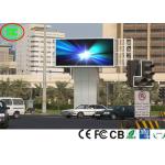 High Brightness outdoor Full color waterproof P10 outdoor RGB right triangle led display cabinet video wall with CE CB for sale