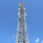 45 Self-support Galvanized Steel Mast Structure BTS Communication Lattice Tower for sale
