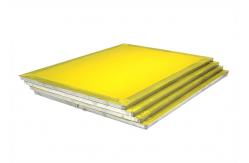 China Factory Manufacturer Aluminum Silk Screen Printing Frame With 64T Polyester Mesh supplier