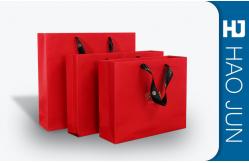 China Recycled Cardboard Shopping Bags With Handle , Kraft / Coating Paper supplier