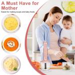 Kitchen Electronic Appliances 800w Stick Blender With Chopper / Beaker