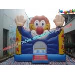 Waterproof Clown Inflatable Commercial Bouncy Castles CE  Blower for sale