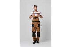 China Left Hammer Loop Mens Work Bib trousers, 320gsm Workwear Bib Pants supplier