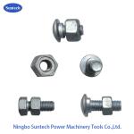 Galvanized Steel Hex Splice Post Carriage Bolts And Nuts for sale