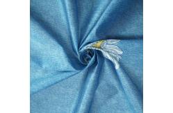 China Sky Blue 43D Jacquard Knitted Fabric 210cm-220cm Adjustable width supplier
