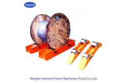 China Stringing Usage Drum Release Cables Function Stand Cable Reel Rotator Platform supplier