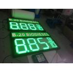 2 Lines Led Gas Station Sign With Price Name IP65 Waterproof