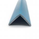 Angle Protection Building Blue Rigid Pvc Extrusion Corner Triangular Plastic Profile for sale