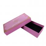 Custom Logo Pink Large Christmas Gift Boxes Cosmetics Packaging With Lids for sale