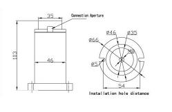 China ZHJ-3D Low Frequency Vibration Sensor veritcal With 2 screws supplier