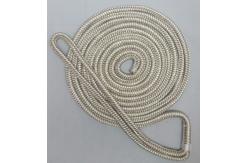 China 9mmx15ft Double Briaded Nylon Dock Line With Spliced Eyes supplier