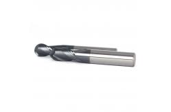 China 12mm Spherical Ball Nose End Mills For Steel Two Flutes 24mm supplier