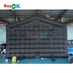 Portable LED Disco Lighting Mobile Night Club Tent Inflatable Cube Party Tent