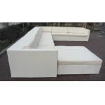 8pcs cheap PE rattan garden sofas for sale