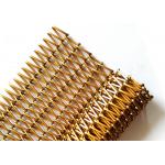 Spray Copper Color Art Spiral Expanded Metal Mesh For Partitions And Curtains for sale