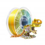 PLA 3D Printer Filament Silk Gemstone Green Orange Red Gold Toughness Enhanced Printing for sale