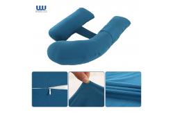 China Silky Soft Removable Cover H Shape Full Body Maternity Pillow Sleep Better supplier