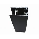 T3-T8 Powder Coated Aluminum Window Profiles Bronze Matte Flat Corrosion Resistant for sale